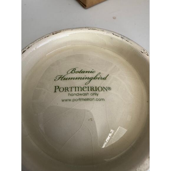 Portmeirion Botanical Hummingbird Morning Glory Shaped Bowl - Picture 9 of 9
